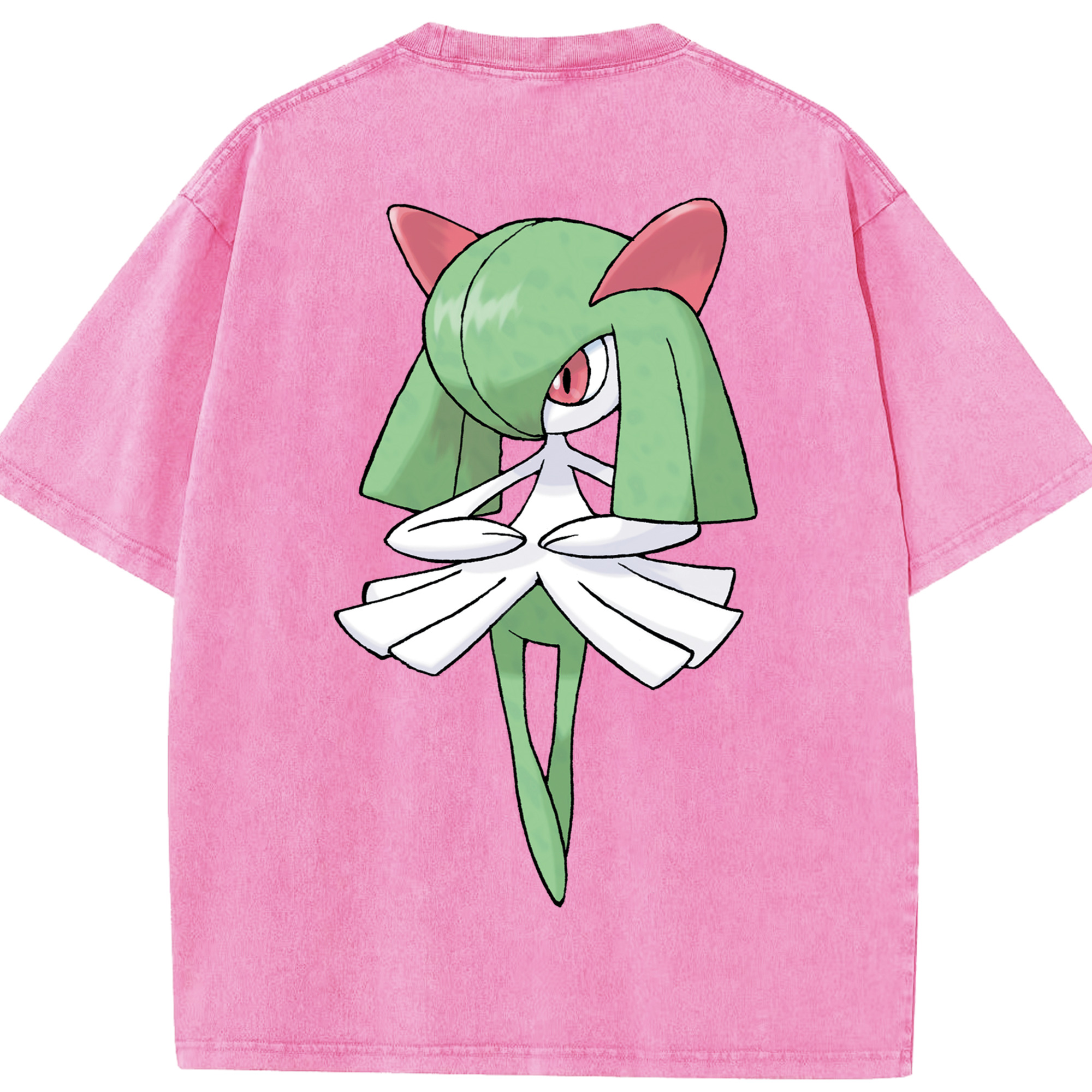 （画像用） ポケットモンスター Pokémon 綿100% ヴィンテージ風 半袖Tシャツ（背面プリント）